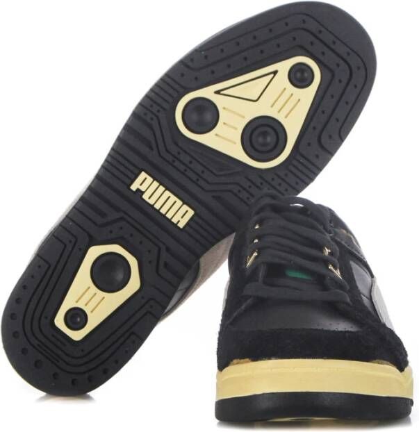 Puma Vintage Stijl Lage Sneaker Zwart Wit Black Heren