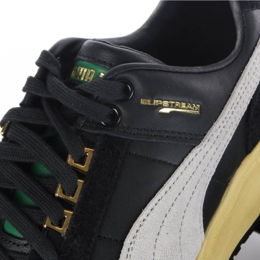 Puma Vintage Stijl Lage Sneaker Zwart Wit Black Heren