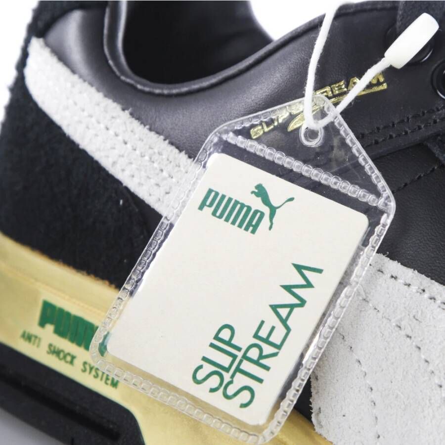 Puma Vintage Stijl Lage Sneaker Zwart Wit Black Heren