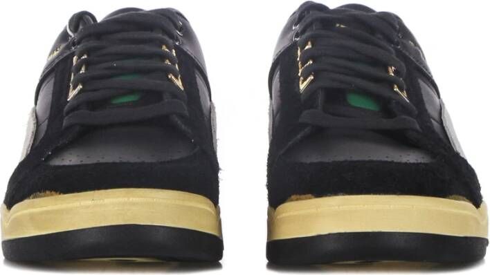 Puma Vintage Stijl Lage Sneaker Zwart Wit Black Heren