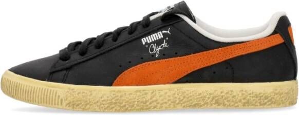 Puma Vintage Zwart rickie Oranje Lage Schoen Black Heren