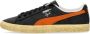 Puma Vintage Zwart rickie Oranje Lage Schoen Black Heren - Thumbnail 3