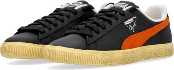 Puma Vintage Zwart rickie Oranje Lage Schoen Black Heren