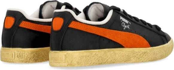Puma Vintage Zwart rickie Oranje Lage Schoen Black Heren