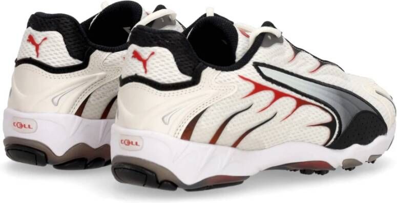 Puma Warme Wit Rode Veterschoenen voor Heren Multicolor Heren