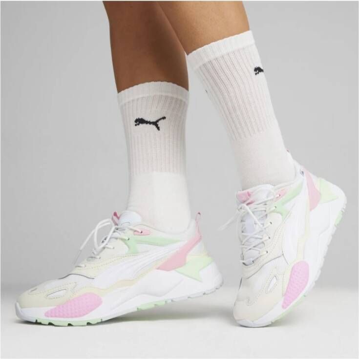 Puma Wit Roze Lila Vrijetijdssneakers Multicolor Dames