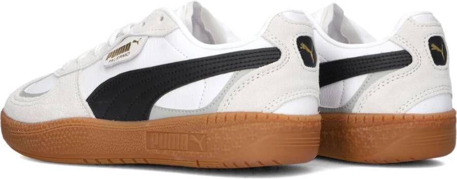 Puma Witte Leren Modieuze Sneakers