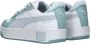Puma Carina Street leren sneakers wit lichtblauw lichtgrijs Meisjes Leer 35.5 - Thumbnail 15