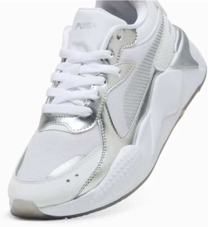 Puma Witte Sneakers met Leren Accenten