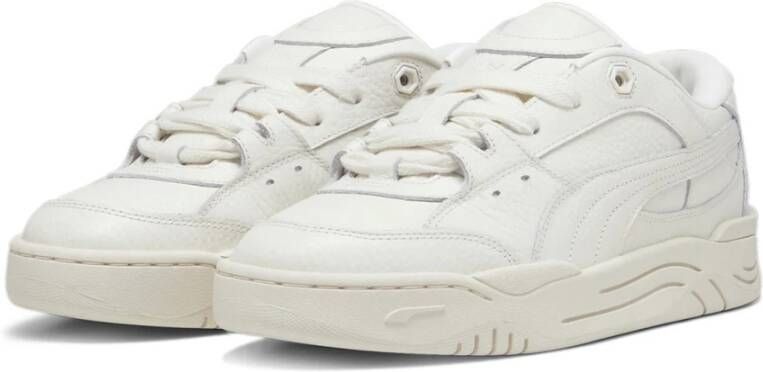 Puma Witte Stoffen Sneakers Lente Zomer 2024 White Heren