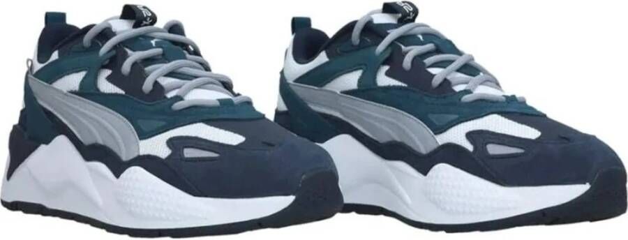 Puma Witte Vrijetijdsschoenen Marine Club Multicolor Heren
