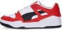 Puma Wit Zwart Slipstream Leren Sneaker Multicolor Heren - Thumbnail 2