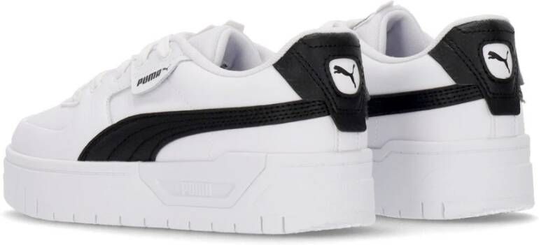 Puma Wit zwarte lage sneaker damesschoenen White Dames