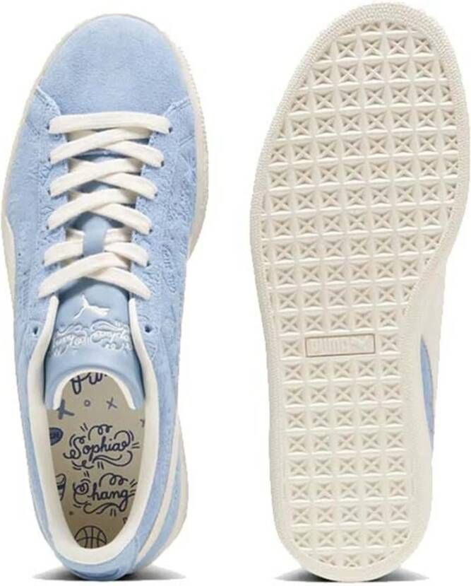 Puma X Sophia Chang Suede Classic Sneakers Blue Dames