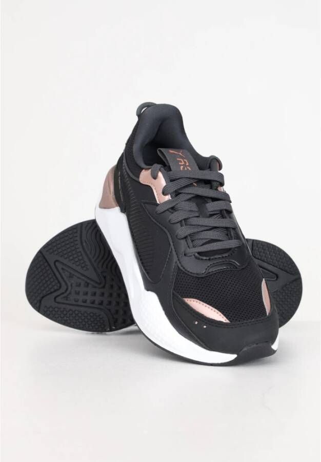 Puma Zwart en Goud Rs-X Glam Sneakers Multicolor Dames