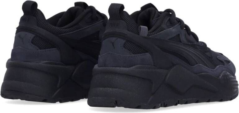 Puma Zwarte lage schoen met vetersluiting Black Heren