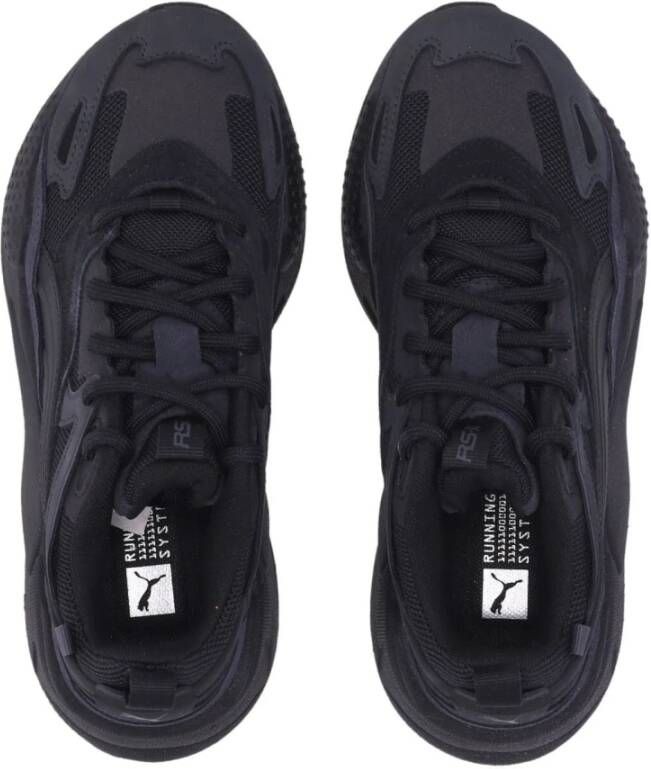 Puma Zwarte lage schoen met vetersluiting Black Heren