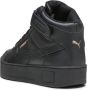 PUMA Carina Street Mid Dames Sneakers Black- Black-Rose Gold - Thumbnail 10