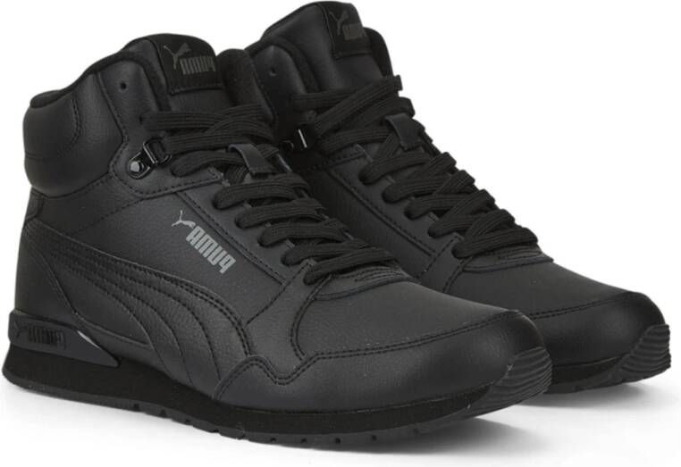 Puma Zwarte Mid Enkellaarzen Zwart Heren