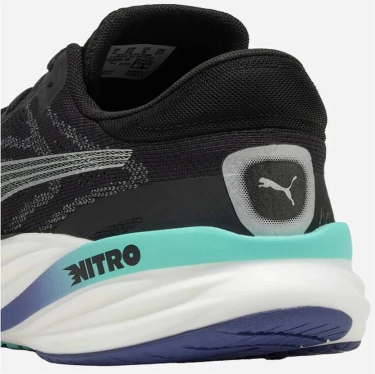 Puma Zwarte Sneakers voor Mannen Hoge Prestaties