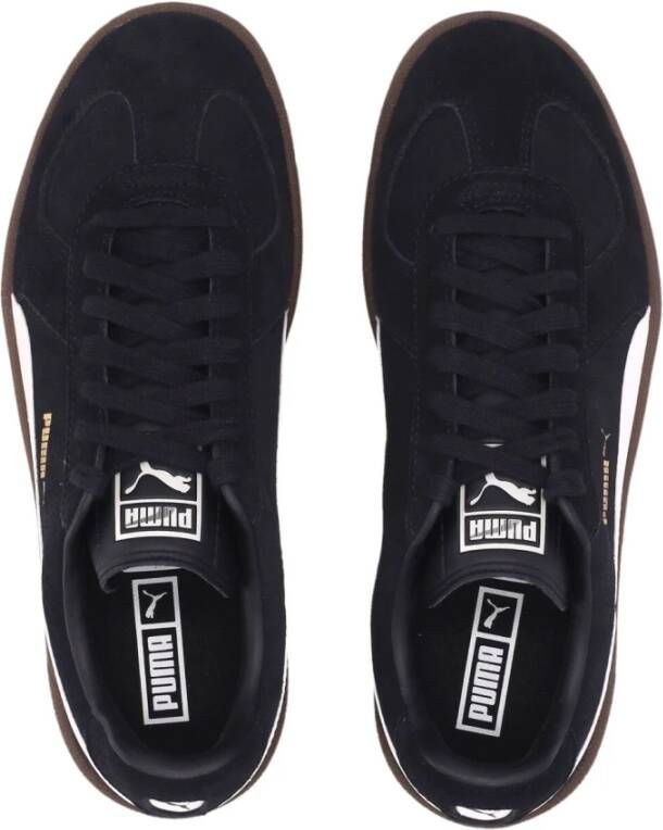 Puma Zwarte Suède Army Trainer Lage Sneaker Black Heren