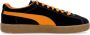 Puma Zwarte Suède Lage Schoen met Veters Black - Thumbnail 6
