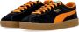 Puma Zwarte Suède Lage Schoen met Veters Black - Thumbnail 7
