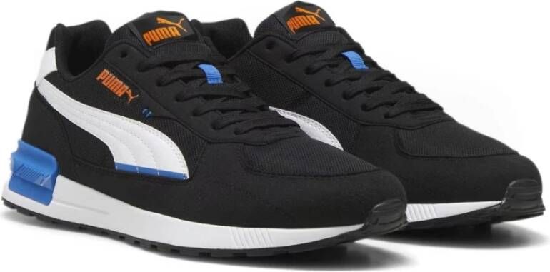 Puma Zwarte Vrijetijdssneakers voor Mannen Black Heren