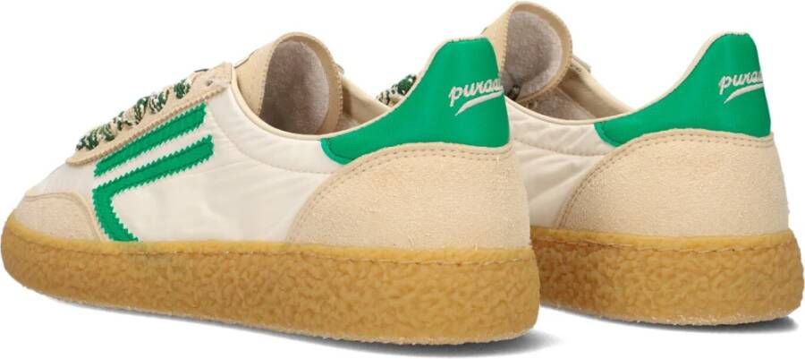 Puraai Beige Leatherlook Sneakers voor dames