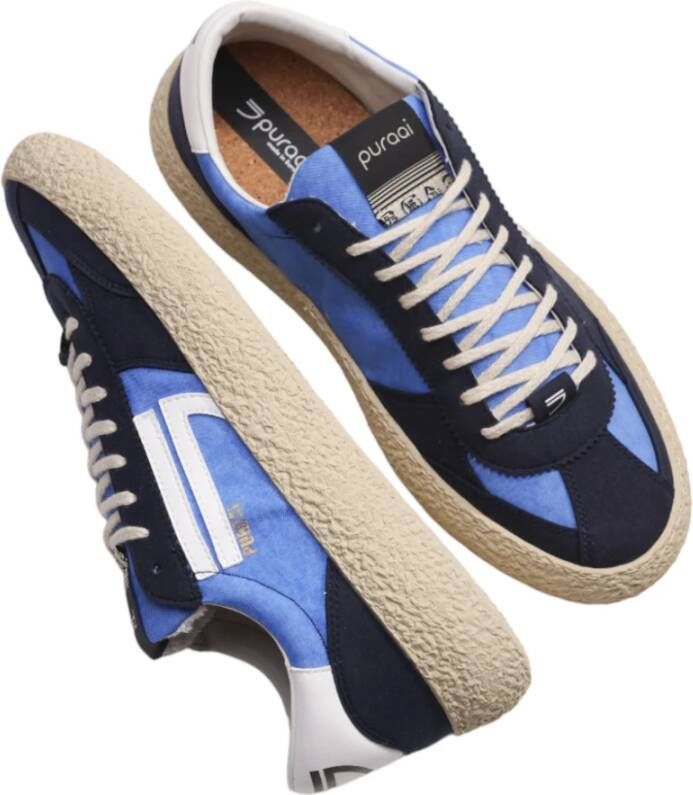 Puraai Blauwe Sneakers Blue Heren