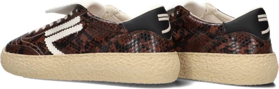 PURAAI Lage Sneakers Dames 4.05 Polly Tab Maat: 40 Materiaal: Leatherlook Kleur: Bruin - Foto 2