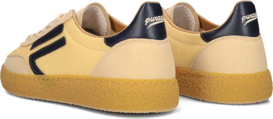 PURAAI Lage Sneakers Dames 6.01 Xs Maat: 38 Materiaal: Leatherlook Kleur: Geel - Foto 2