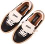 Puraai Kleurrijke canvas sneakers met leren details - Thumbnail 2
