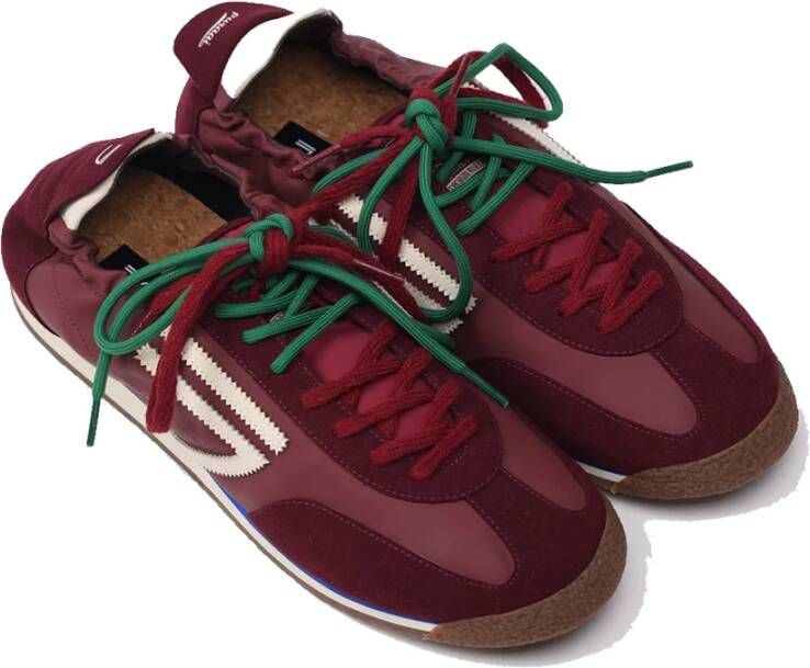Puraai Rood Groene Canvas Sneaker