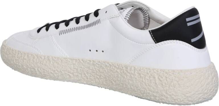 Puraai Sneakers met Grafische Print en Contrasterende Hiel Wit Heren