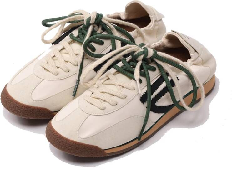 Puraai Veganistische Canvas Sneaker met Suède Inzetstukken