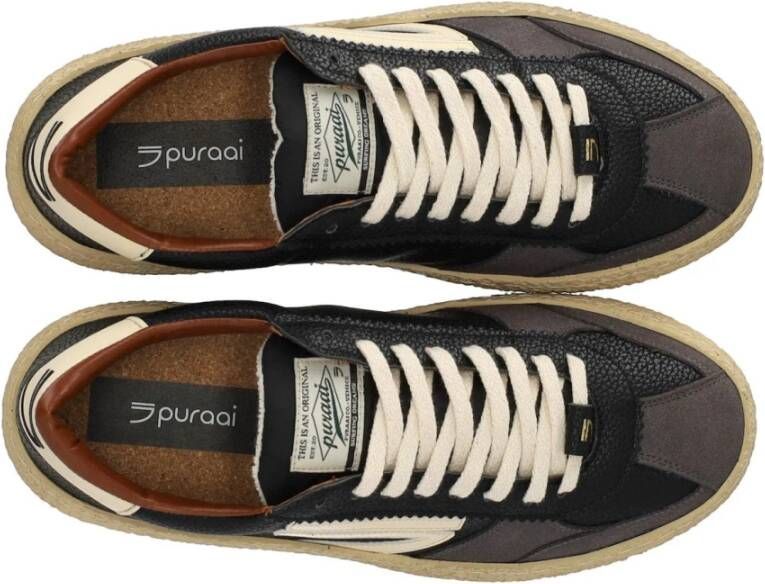 Puraai Vintage Eclipse Sneaker in Zwart
