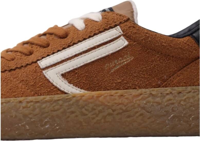 Puraai Vintage Heren Sneakers Bruin