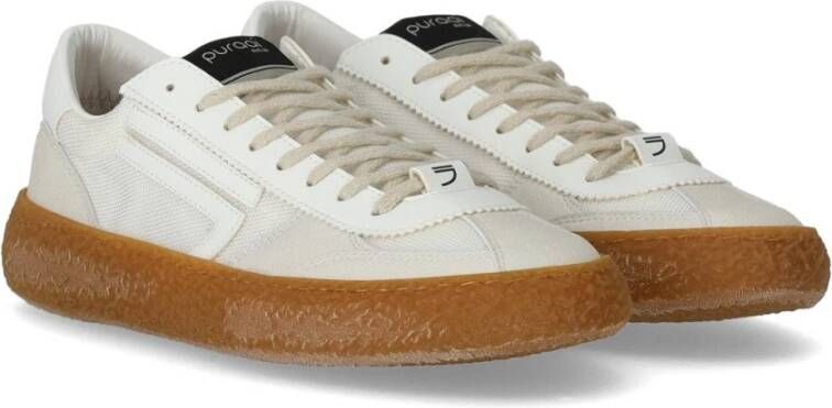 Puraai Vintage Vanille Sneaker White Heren