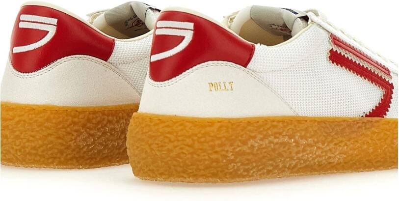 Puraai Witte Sneakers Trainers Rood