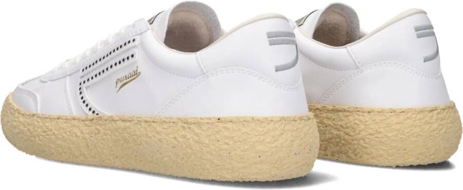 Puraai Witte Stud Sneakers voor Dames