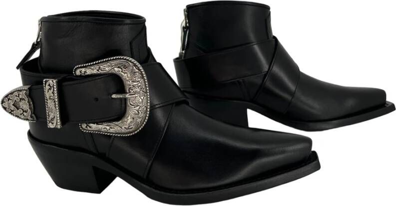 R13 Buckled Gloss boots Zwart Dames