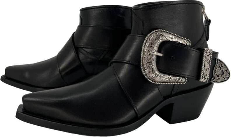 R13 Buckled Gloss boots Zwart Dames