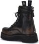 R13 Platformzool Veterschoenen met Versleten Effect - Thumbnail 2