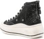 R13 Zwarte Glitter Sneakers met Contraststiksels Black Dames - Thumbnail 3