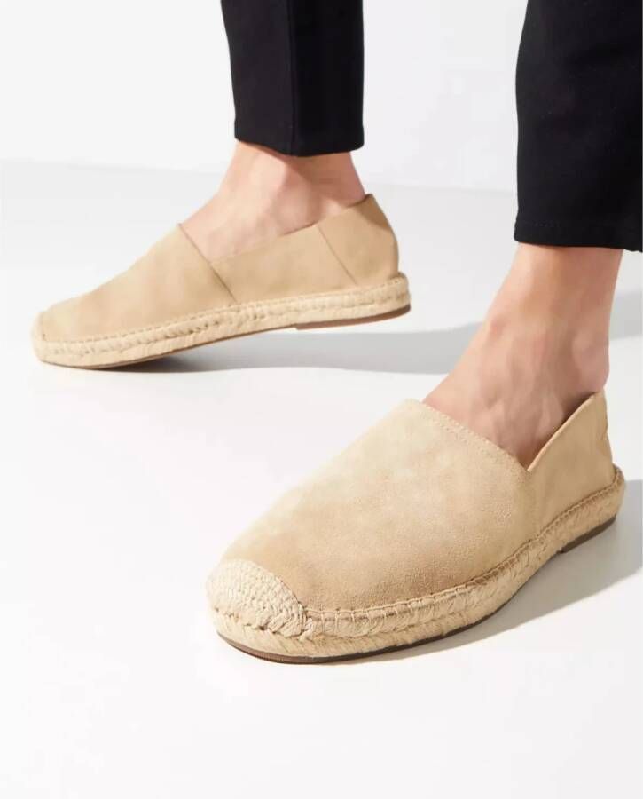 Ralph Lauren Beige suède espadrilles Beige Heren