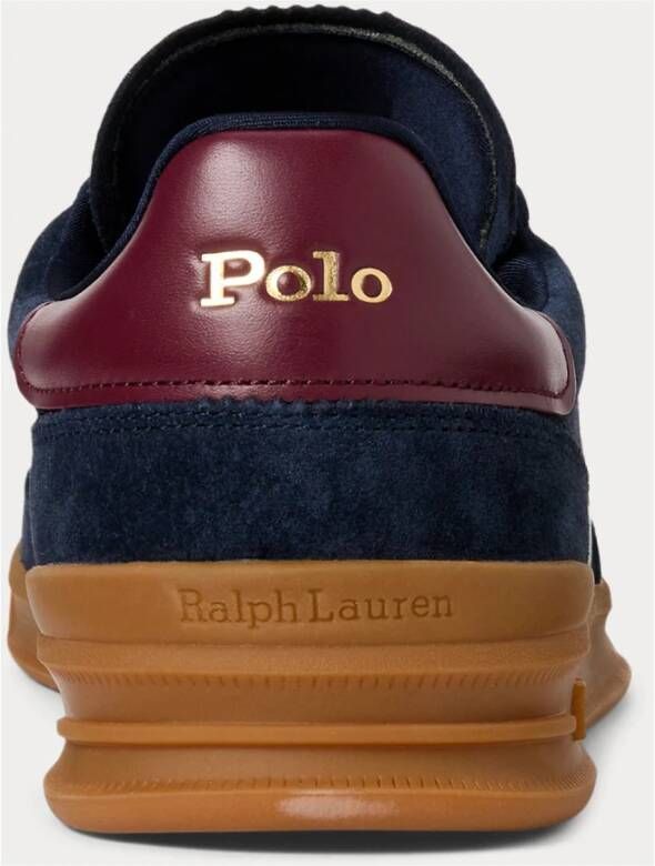 Ralph Lauren Blauwe Heritage Aera Sneakers Blue Heren