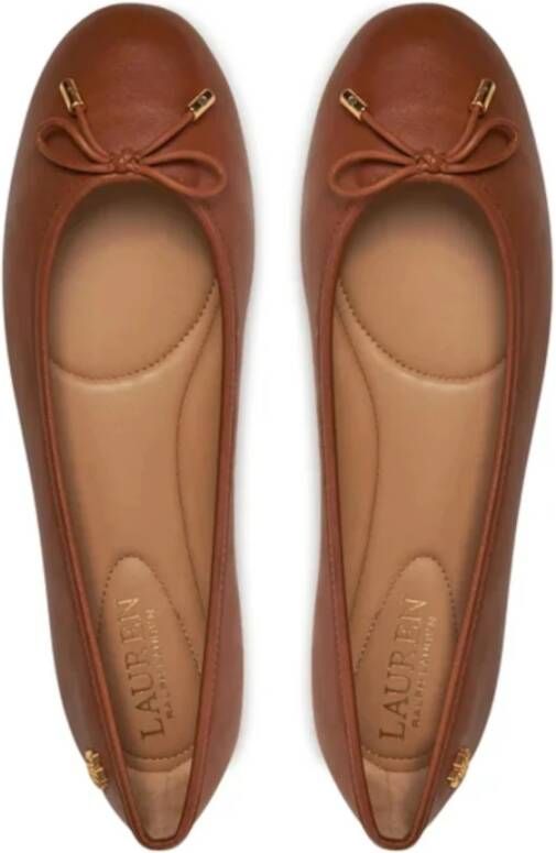 Ralph Lauren Bruine platte schoenen Brown Dames