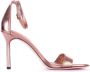 Ralph Lauren Bruine Sandalen Logo Gesp Rubber Zool Brown Dames - Thumbnail 6