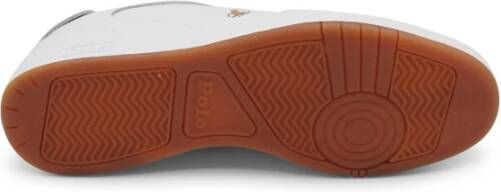 Ralph Lauren Court Leather Low-Top Sneakers